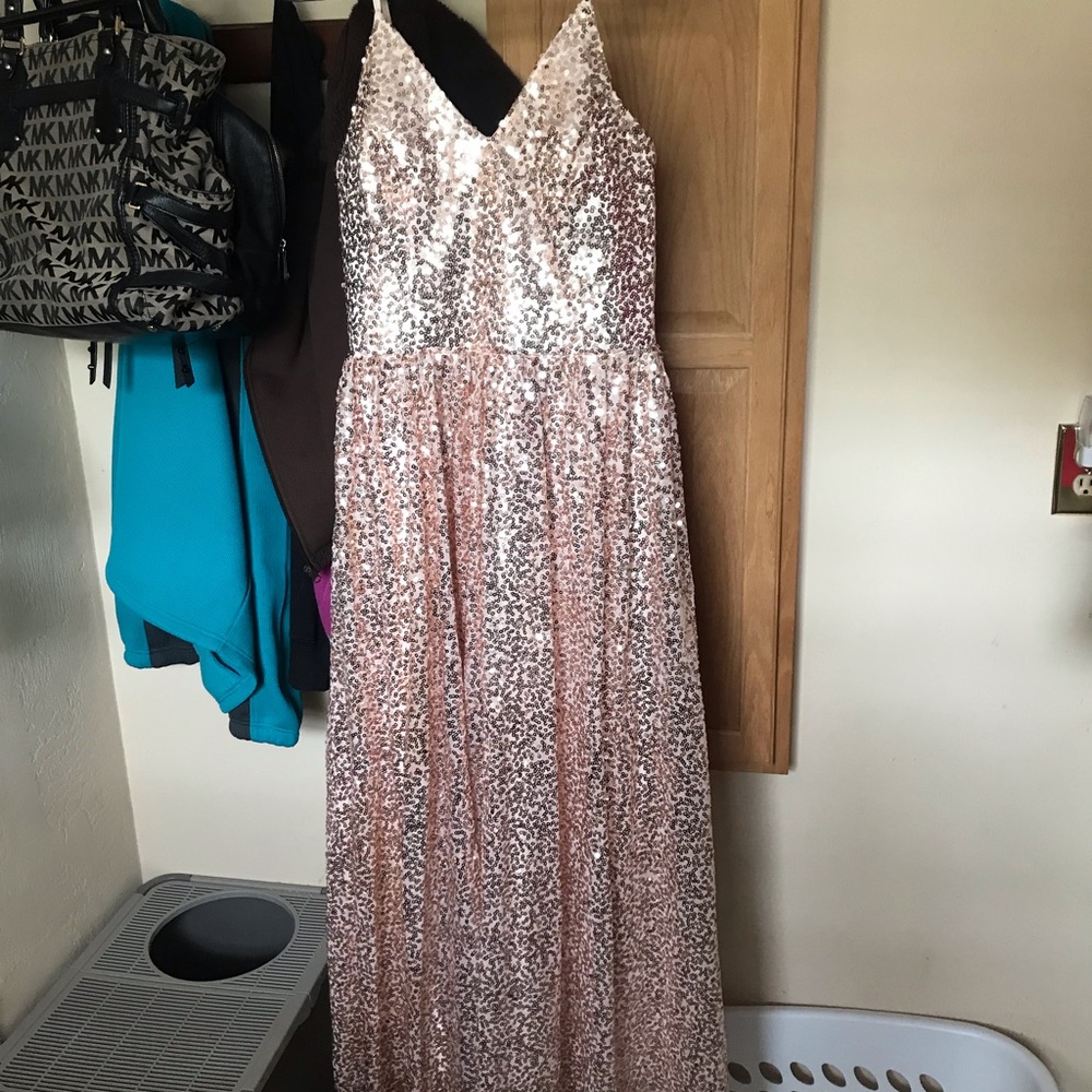 Rose gold Bridesmaid Dress